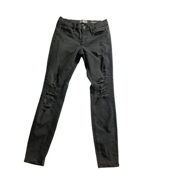 Frame Le Skinny De Jeanne Gray Jeans Size 26 - Picture 1 of 6